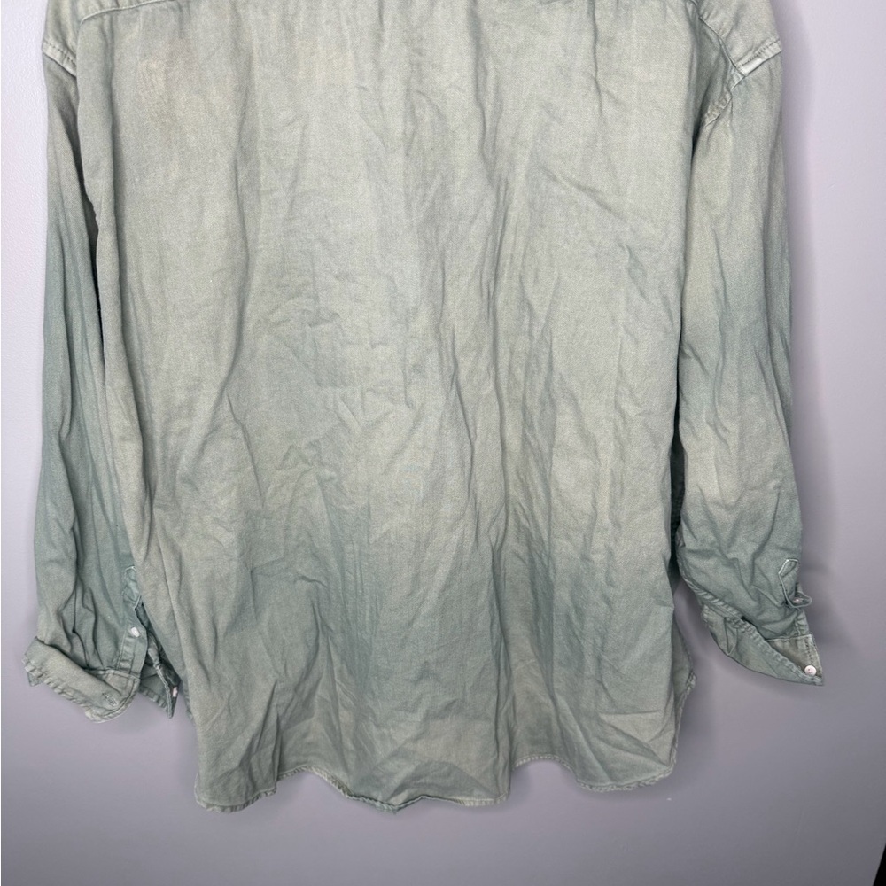 NWT Aerie Faded Boyfriend Button Down - Picture 7 of 11